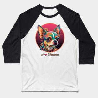 Love Chihuahua Baseball T-Shirt